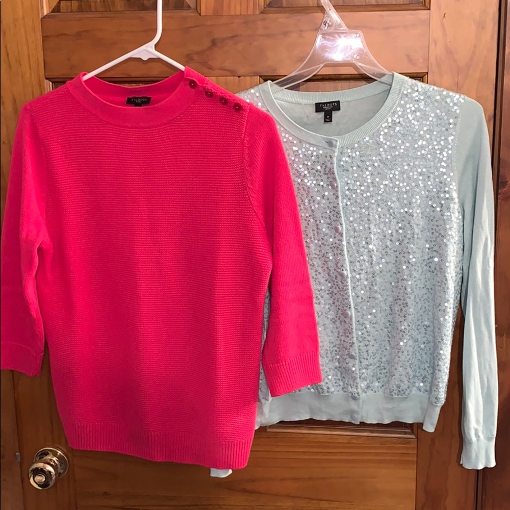 Talbots Petite Medium Sweater Bundle - image 1